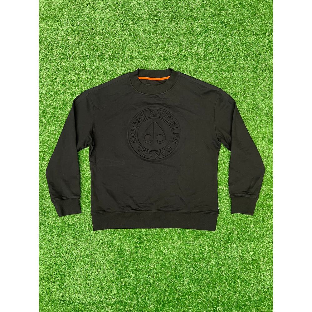 Moose Knuckles Homecrest Sweatshirt Black SZ Large